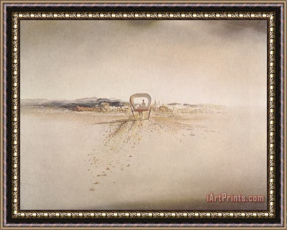 Salvador Dali The Phantom Wagon Framed Painting