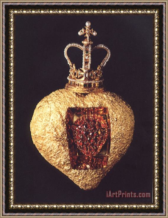 Salvador Dali The Royal Heart Framed Painting