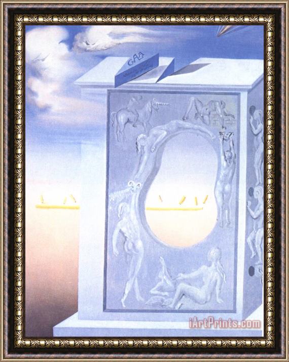 Salvador Dali The Tower of Enigmas Framed Painting