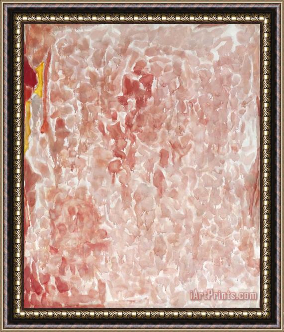 Sam Francis Red And Pink, 1950 51 Framed Print