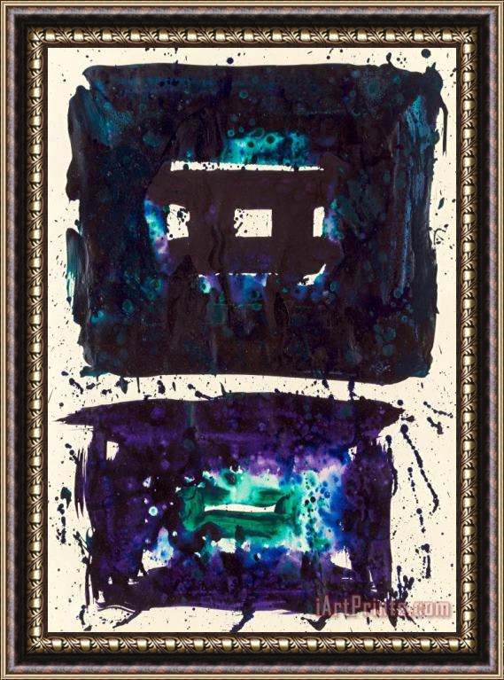 Sam Francis Untitled (abstract #15), 1979 Framed Painting