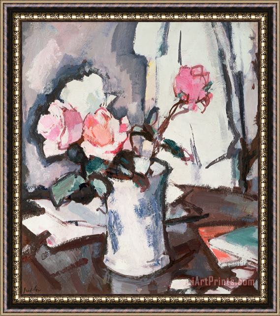 Samuel John Peploe Pink Roses Framed Print