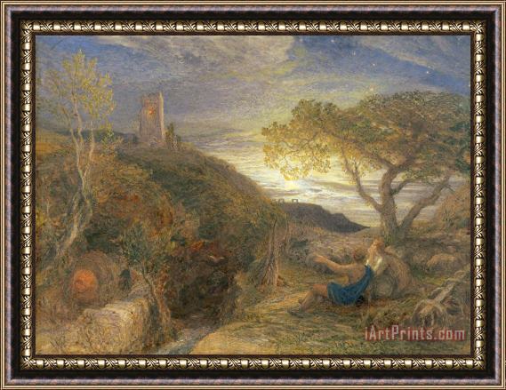 Samuel Palmer The Lonely Tower Framed Print