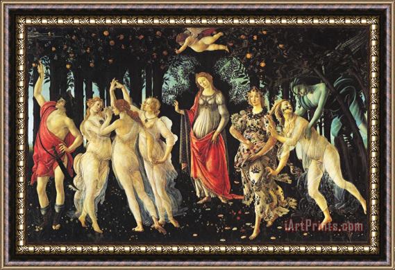 Sandro Botticelli Allegory of Spring Framed Painting