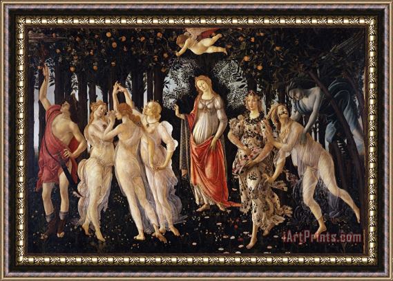 Sandro Botticelli Primavera Framed Painting