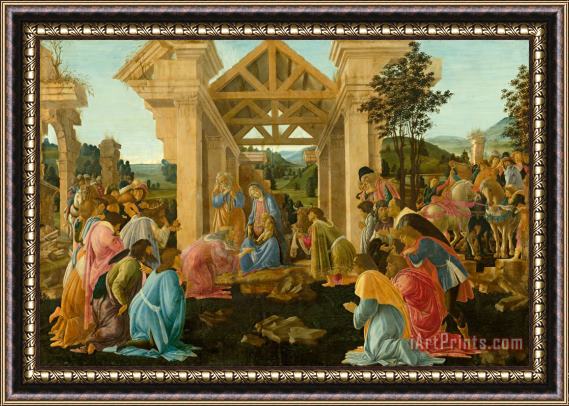 Sandro Botticelli The Adoration of The Magi Framed Print