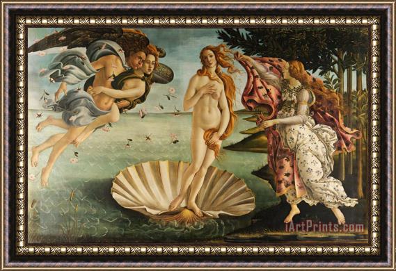 Sandro Botticelli The Birth Of Venus Framed Painting