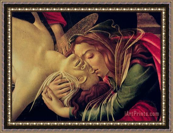 Sandro Botticelli The Lamentation of Christ Framed Painting