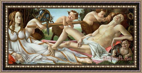 Sandro Botticelli Venus and Mars Framed Painting