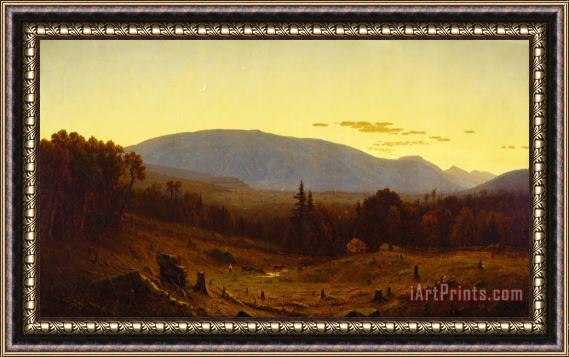 Sanford Robinson Gifford Hunter Mountain, Twilight Framed Painting