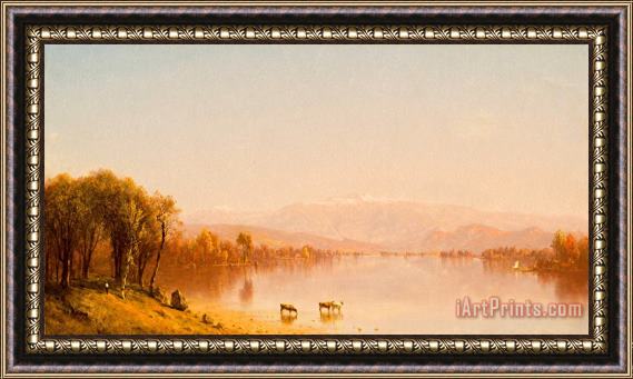 Sanford Robinson Gifford Indian Summer in The White Mountains Framed Print