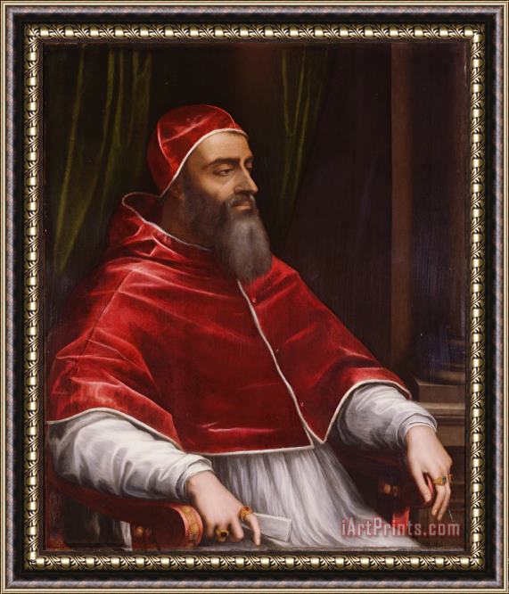 Sebastiano del Piombo Sebastian Clement Vii Framed Painting
