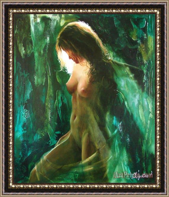 Sergey Ignatenko The malachite light Framed Painting
