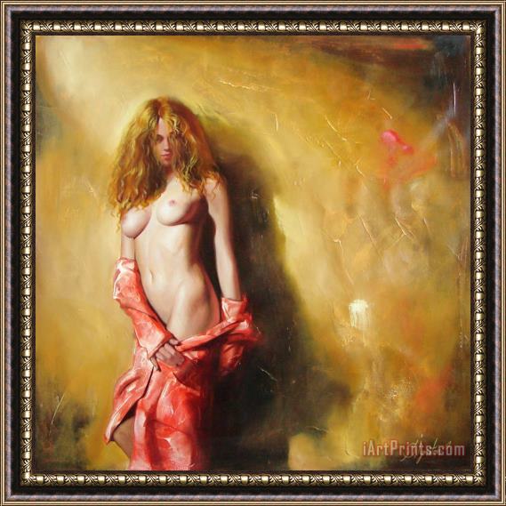 Sergey Ignatenko The sun in red Framed Painting
