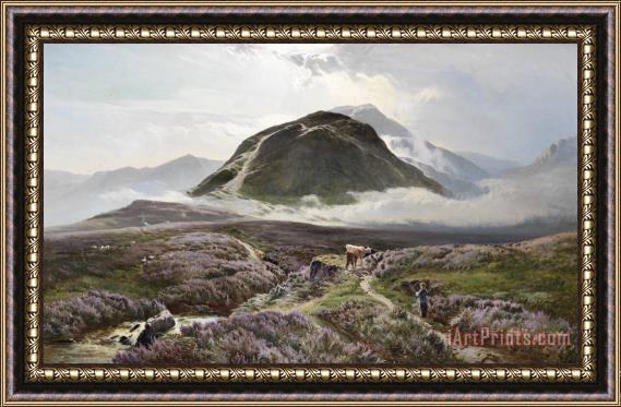 Sidney Richard Percy Carn Dearg And Ben Nevis From Achintee Framed Painting