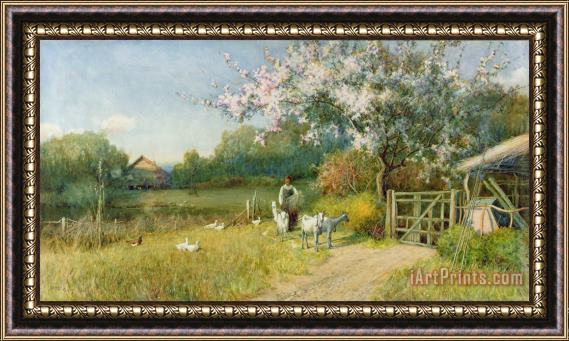 Sir Alfred East Springtime Framed Painting