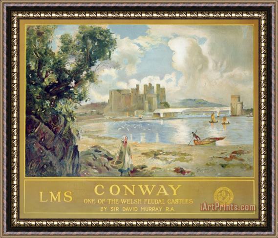 Sir David Murray Conway Castle Framed Print