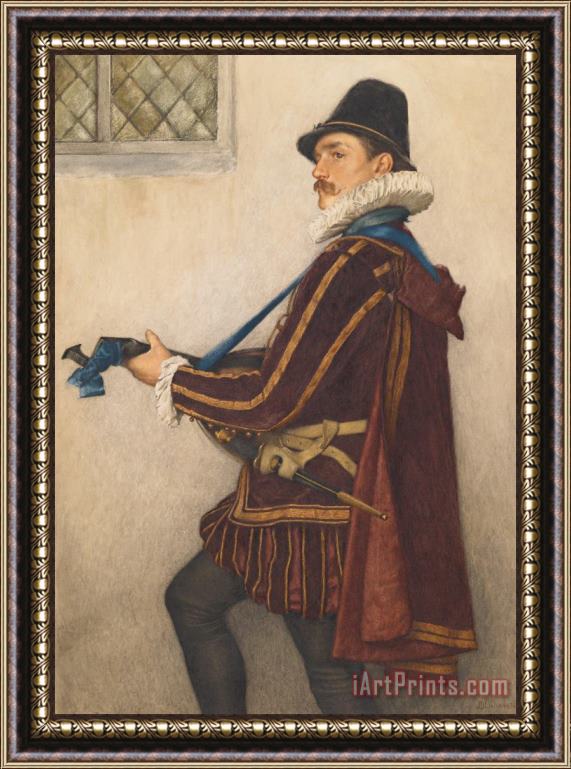 Sir James Dromgole Linton David Rizzio Framed Painting