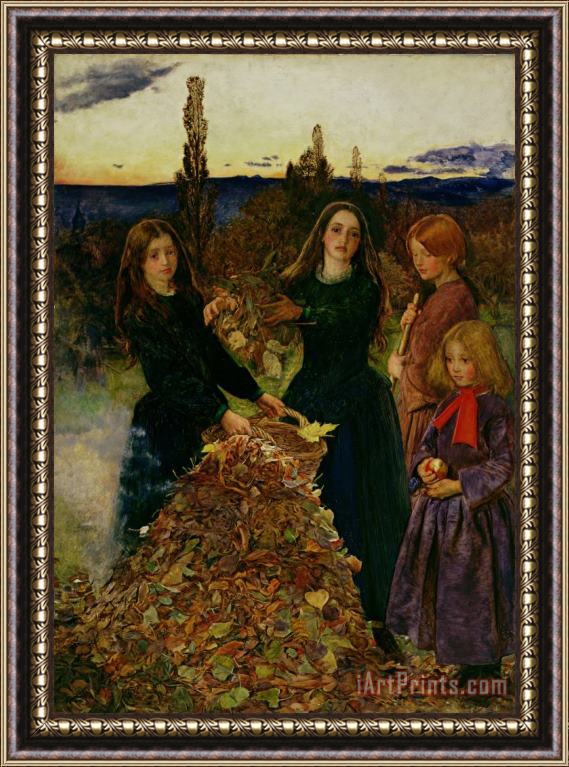Sir John Everett Millais Autumn Leaves Framed Print