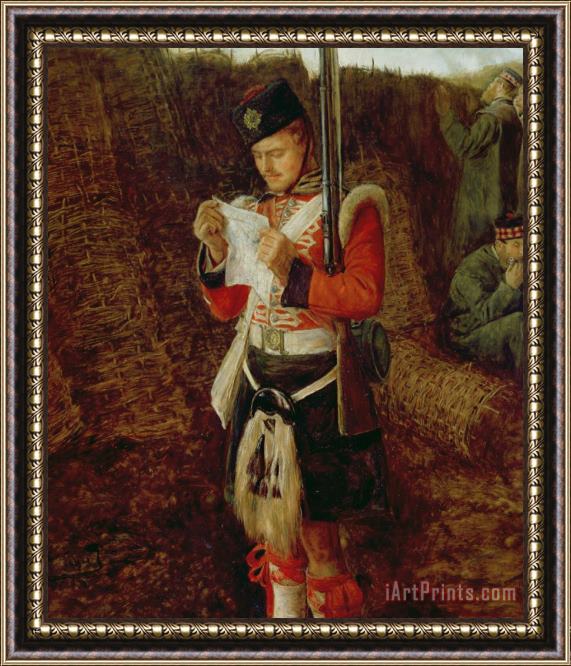 Sir John Everett Millais News from Home Framed Painting