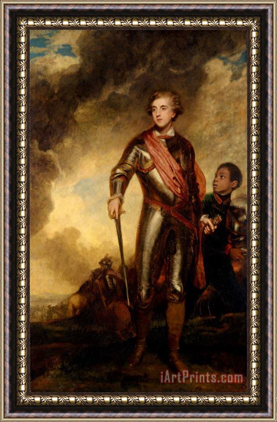 Sir Joshua Reynolds Charles Stanhope, 3rd Earl of Harrington Framed Painting