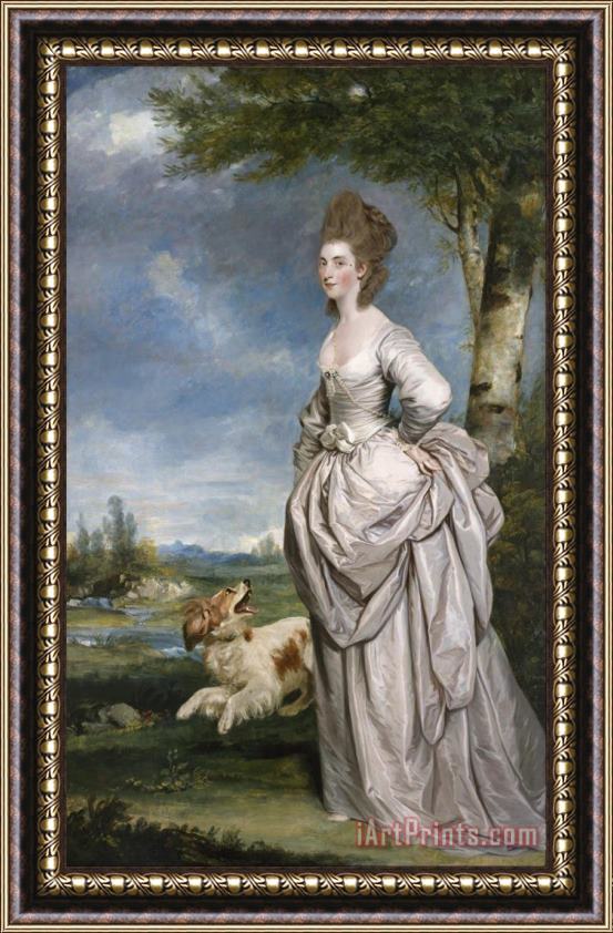 Sir Joshua Reynolds Mrs. Elisha Mathew Framed Print