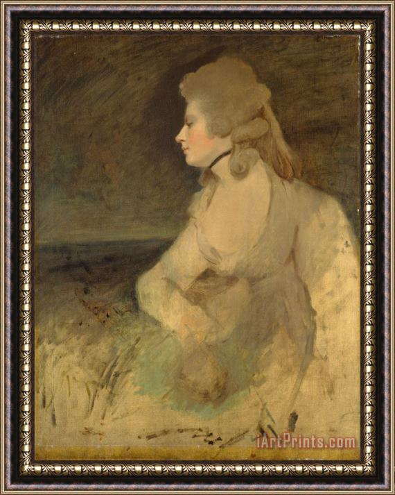 Sir Joshua Reynolds Mrs. Robinson Framed Painting