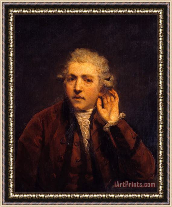 Sir Joshua Reynolds Self Portrait As a Deaf Man Framed Print