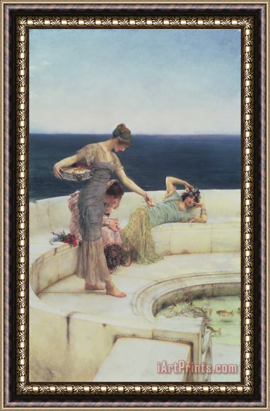 Sir Lawrence Alma-Tadema Silver Favourites Framed Painting
