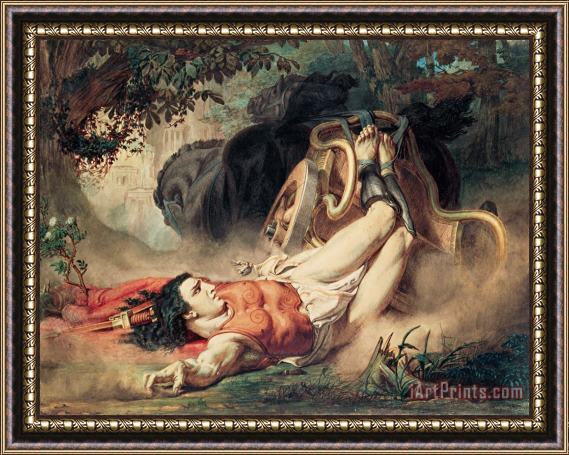Sir Lawrence Alma-Tadema The Death of Hippolyte Framed Print