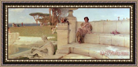 Sir Lawrence Alma-Tadema The Voice of Spring Framed Print