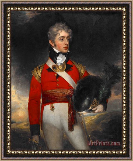 Sir William Beechey Lieutenant John Pollock (john Pocock) Framed Print