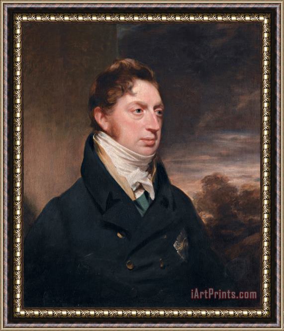 Sir William Beechey Portrait of Charles Brudenell Bruce, 1st Marquess of Ailesbury Framed Print