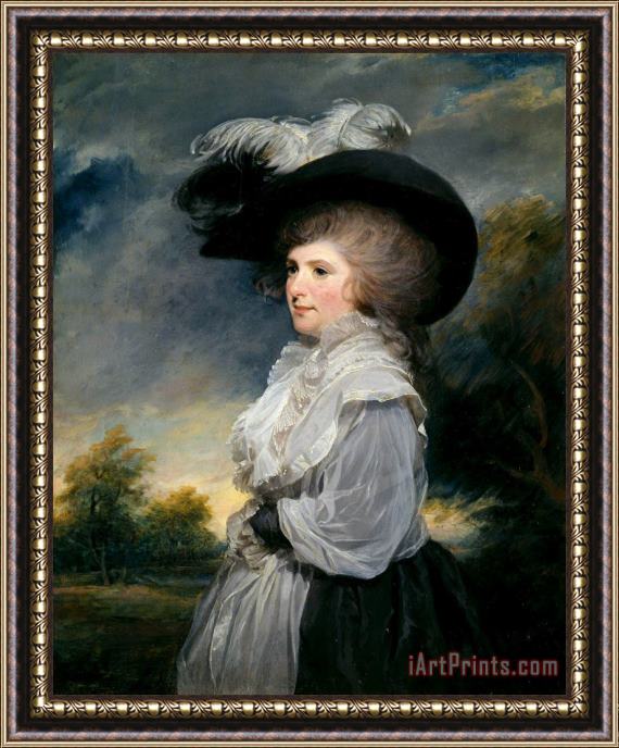 Sir William Beechey Portrait of Mary Constance, 1787 Framed Print