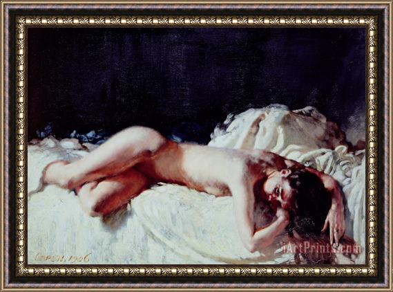 Sir William Orpen Nude Study Framed Painting