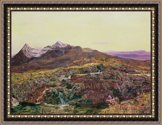 Skye from Sligechan John William Inchbold Framed Painting