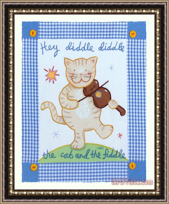 Sophie Harding Hey Diddle Diddle Framed Painting