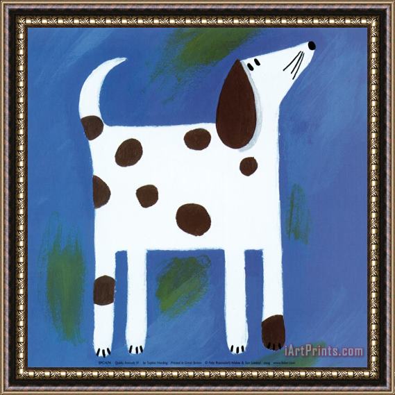 Sophie Harding Quirky Animals Iv Framed Painting