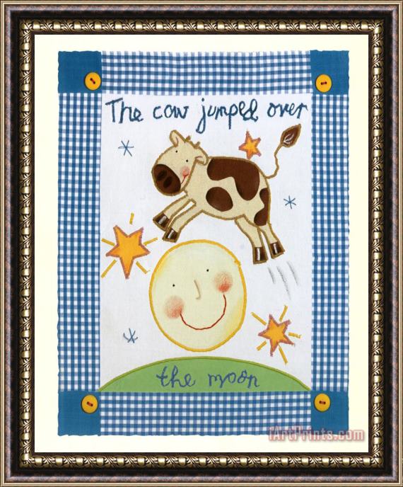 Sophie Harding The Cow Jumped Over The Moon Framed Print