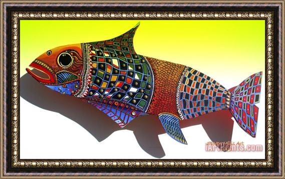 Steven Mills Fish Art Framed Print