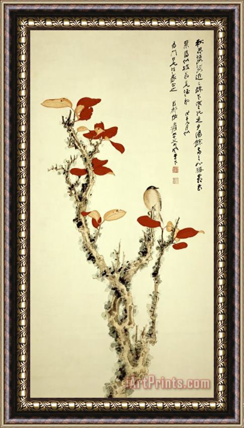 Ta-ch'ien Chang Autumn Flavors Framed Print