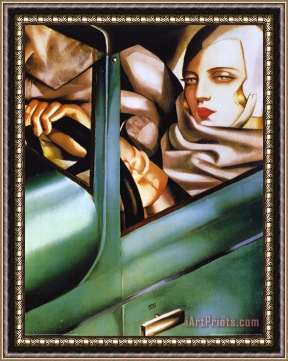 tamara de lempicka Autoportrait 1925 Framed Painting