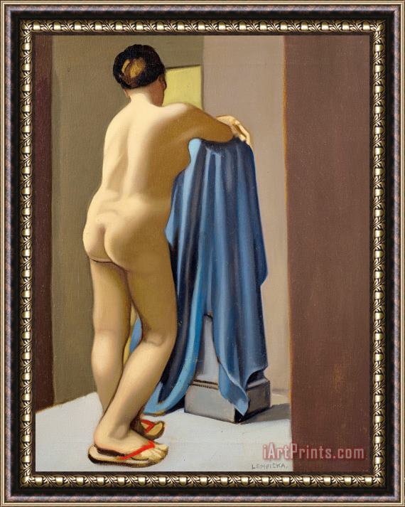 tamara de lempicka Nu Debout, Vu De Dos, 1951 Framed Painting