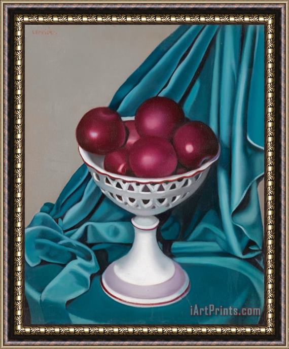 tamara de lempicka Pommes Dans Une Coupe, 1943 Framed Painting