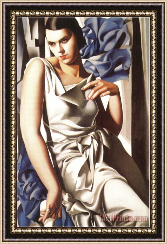 tamara de lempicka Portrait De Madame 1930 Framed Painting