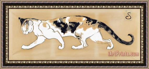 Theophile Alexandre Steinlen The Cat Framed Print