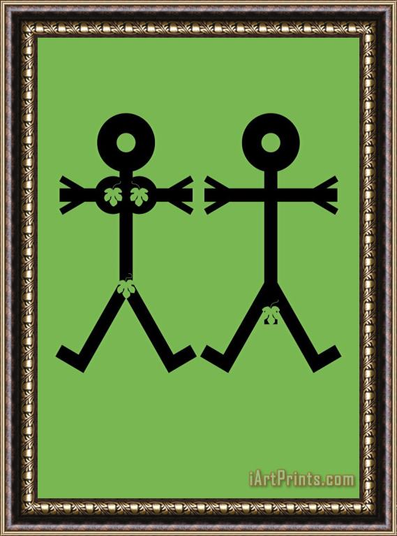Thisisnotme Adam And Eve Icon Framed Painting