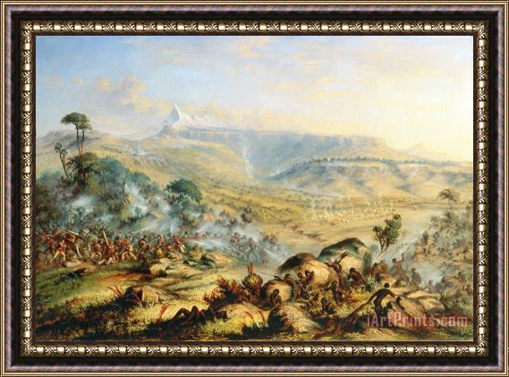 Thomas Baines Great Peak of the Amatola-British-Kaffraria Framed Painting