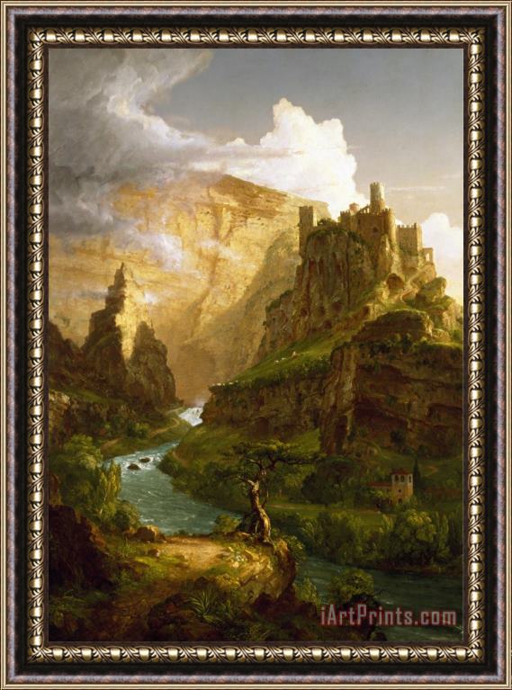 Thomas Cole The Fountain of Vaucluse Framed Print