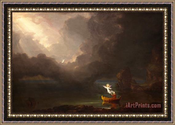 Thomas Cole The Voyage of Life: Old Age Framed Painting